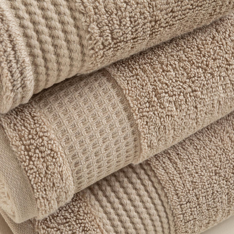 Chakra Eva Cotton Towel 85X150 Cm Dark Beige