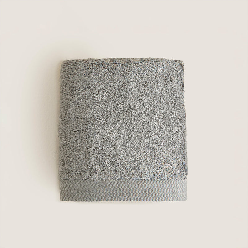 Chakra Solid Towel 33X33 Cm Light Grey