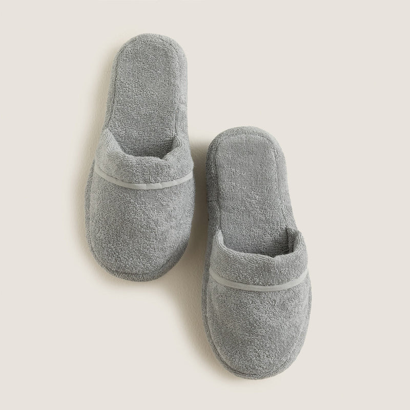 Chakra Solid Unisex Slippers Light Grey
