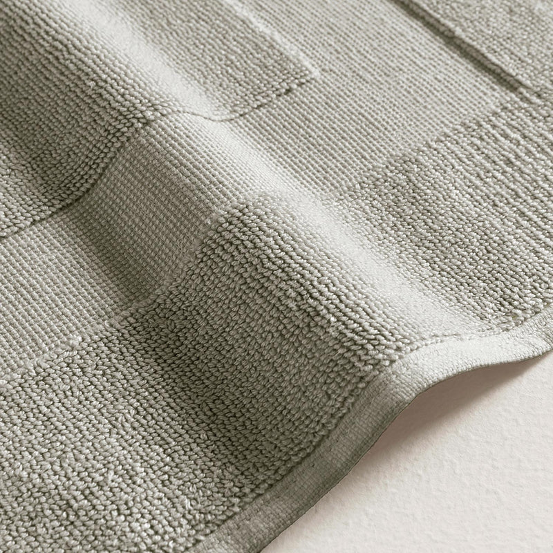 Chakra Frame Foot Towel 50X70 Cm Light Grey