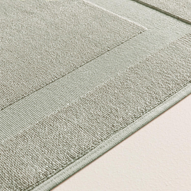 Chakra Frame Foot Towel 50X70 Cm Light Grey