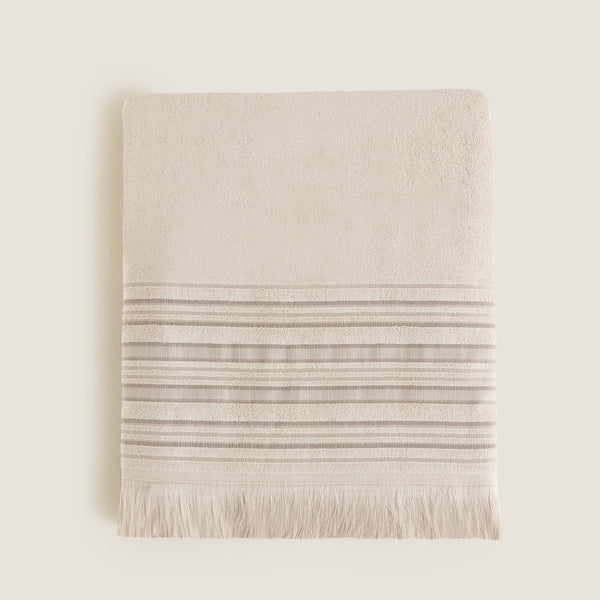 Chakra Derin Towel 100X150 Cm Beige