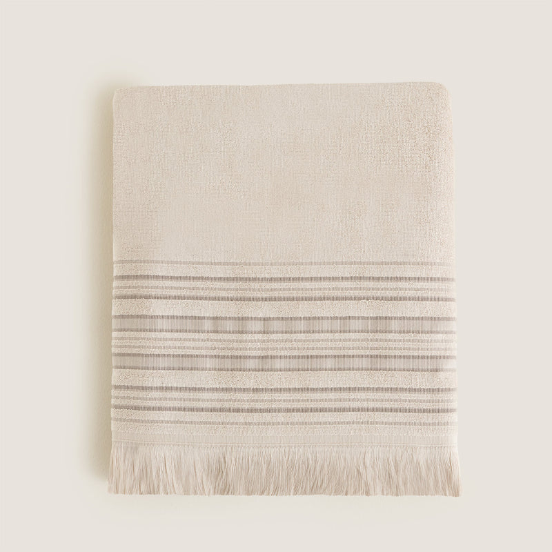 Chakra Derin Towel 100X150 Cm Beige