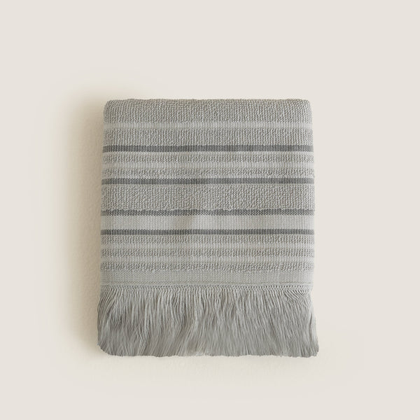 Chakra Derin Towel 30X50 Cm Light Grey