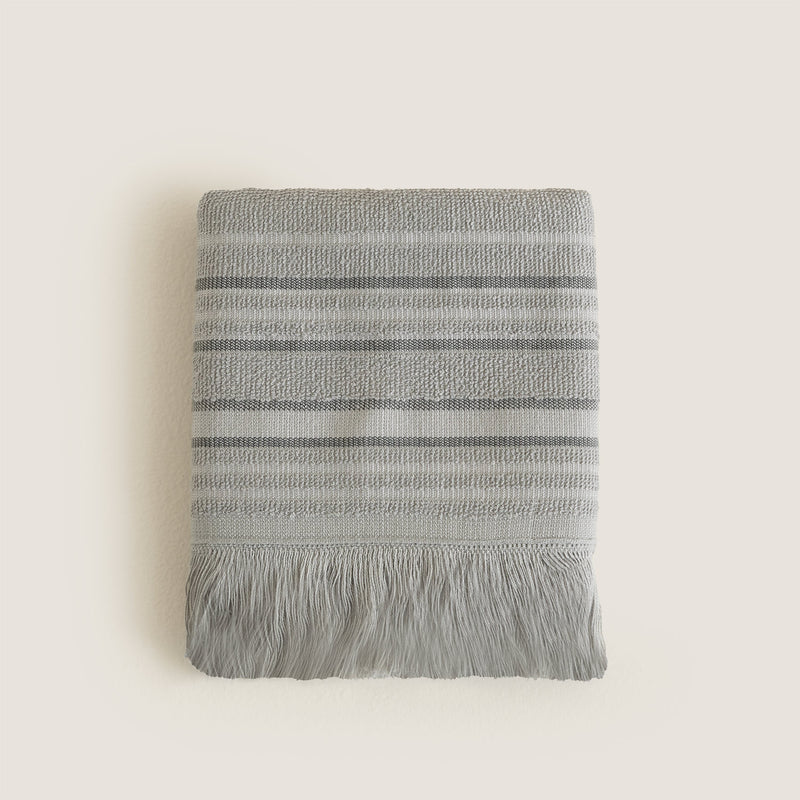 Chakra Derin Towel 30X50 Cm Light Grey