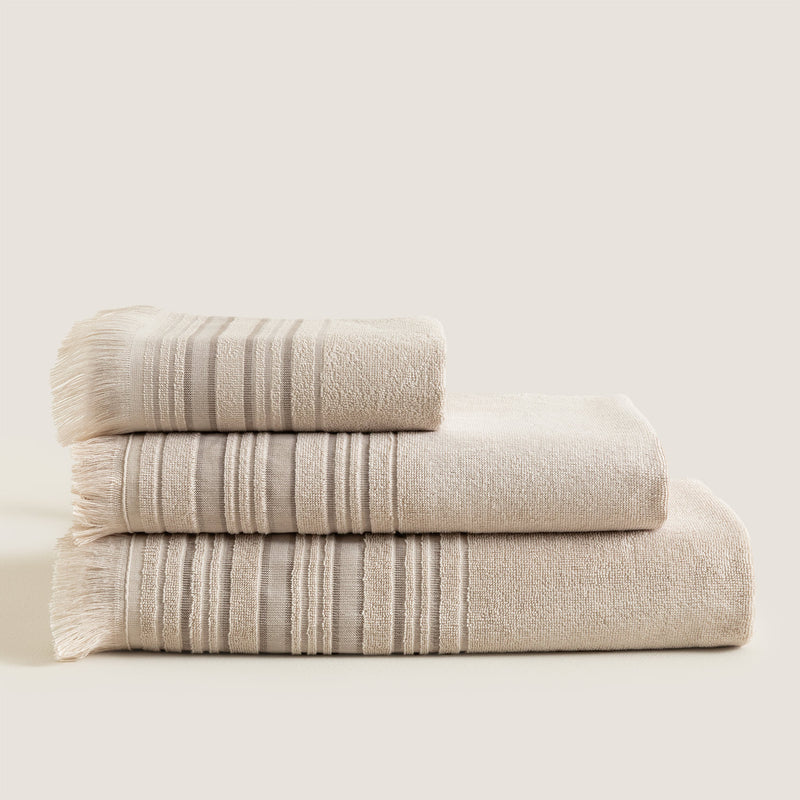 Chakra Derin Towel 30X50 Cm Beige