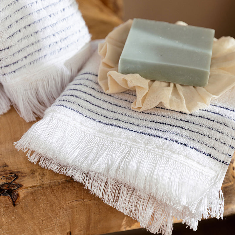 Chakra Rudder Hand Towel 30X50 Cm White