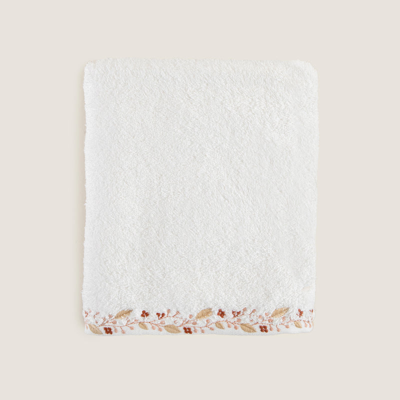 Chakra Bloom Face Towel 50X90 Cm White