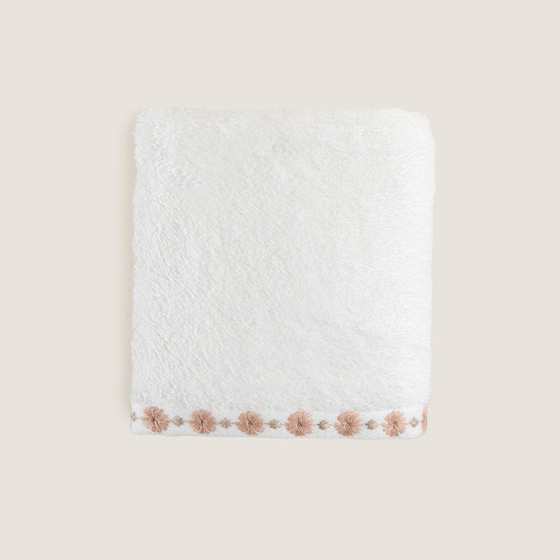 Chakra Florissa Hand Towel 30X50 Cm White