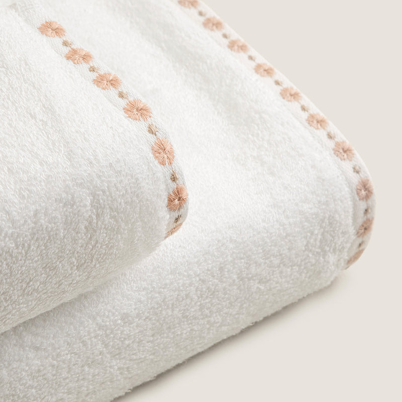 Chakra Florissa Hand Towel 30X50 Cm White