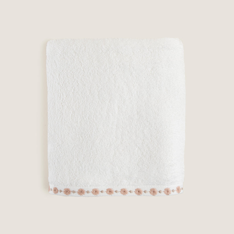 Chakra Florissa Face Towel 50X90 Cm White