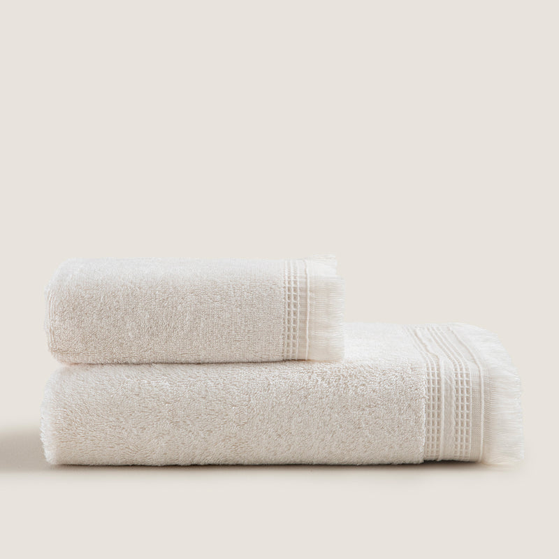 Chakra Debora Hand Towel 30X50 Cm Ecru