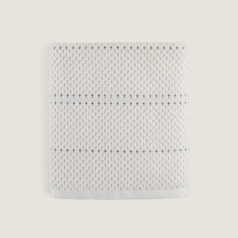 Chakra Etoile Face Towel 50X90 Cm Ecru