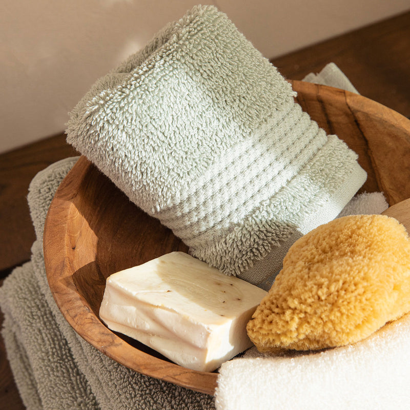 Chakra Eva Cotton Hand Towel 30X50 Cm Light Green