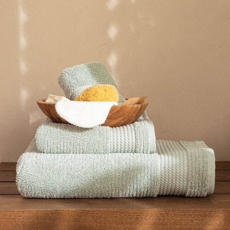 Chakra Eva Cotton Towel 50X90 Cm Light Green