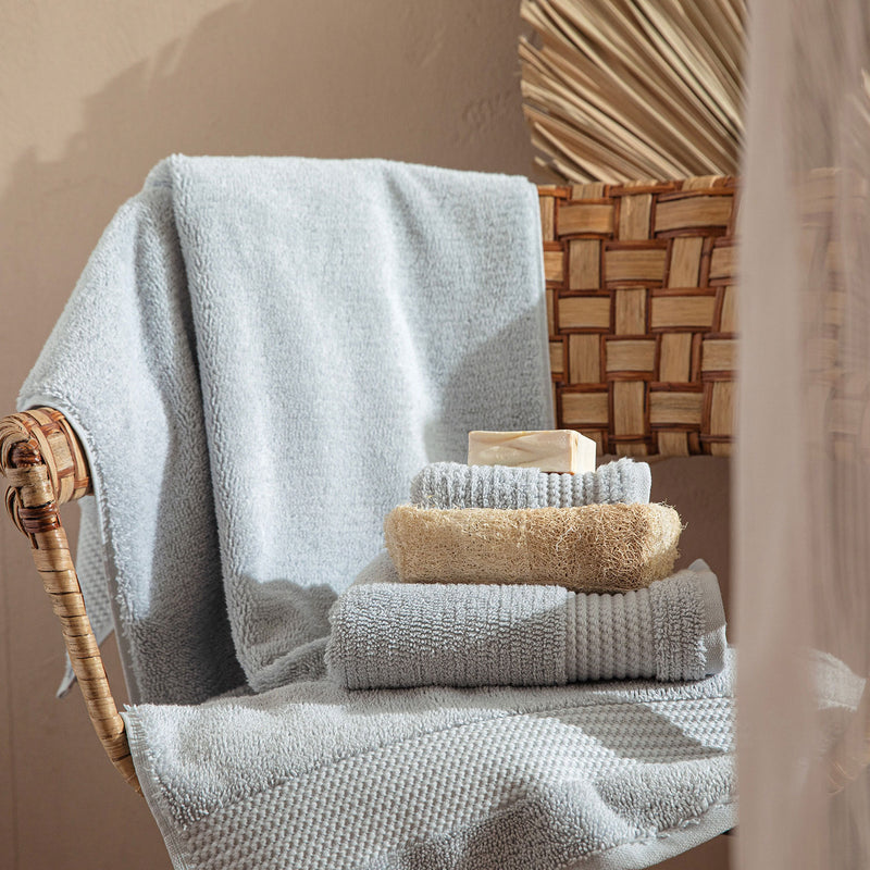 Chakra Eva Cotton Towel 85X150 Cm Blue