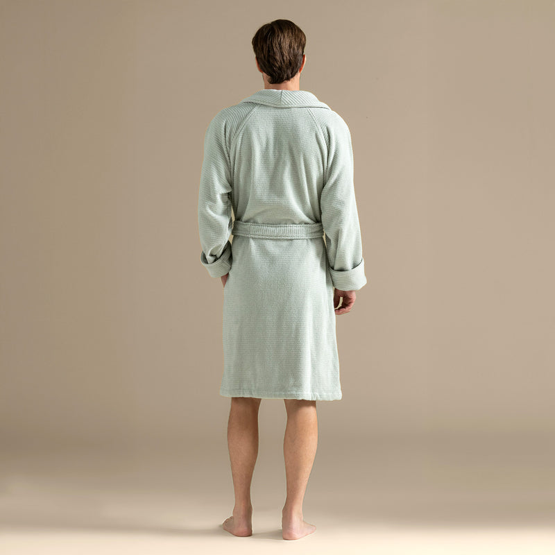 Chakra Eva Cotton Unisex Bathrobe Light Green