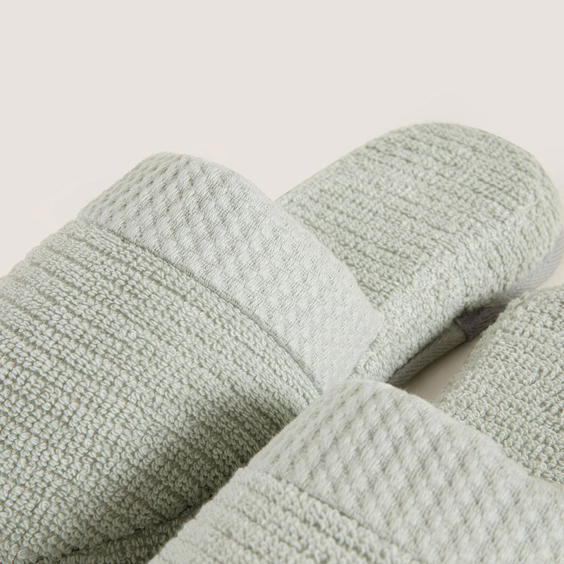 Chakra Eva Cotton Unisex Slippers Light Green