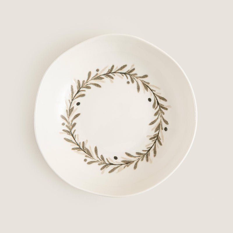 Chakra Oliva Deep Plate 20 Cm Olive