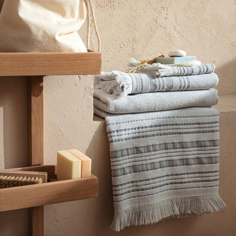 Chakra Chk Derin Towel 100X150 Cm Blue