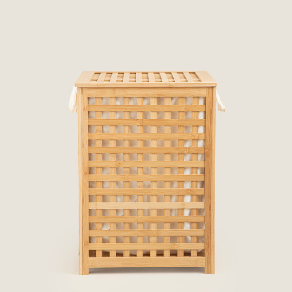 Chakra Bamboo Laundry Basket S Natural