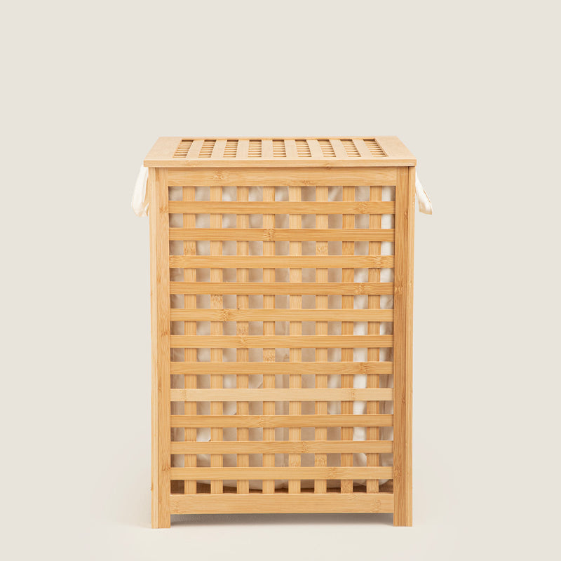 Chakra Bamboo Laundry Basket S Natural