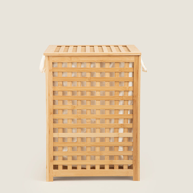 Chakra Bamboo Laundry Basket M Natural
