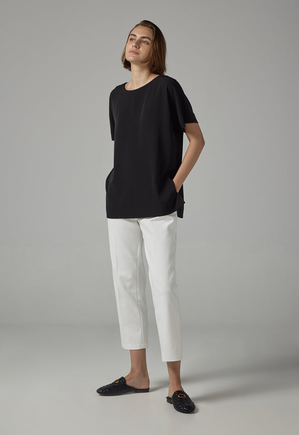 Choice Short Sleeve Basic T-Shirt Black