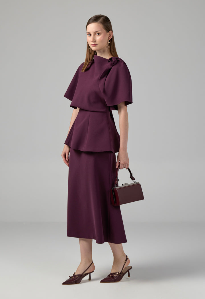 Choice Solid Top With Attached Cape Cherry