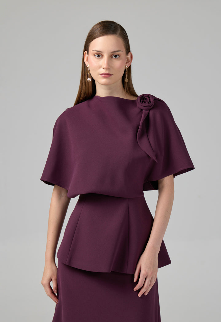 Choice Solid Top With Attached Cape Cherry