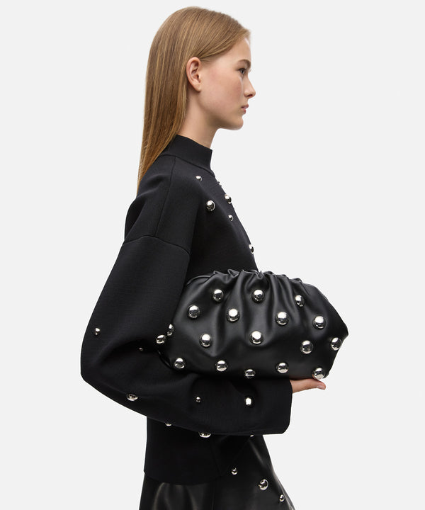 Ipekyol Metal Troc Clutch With Accessories Black