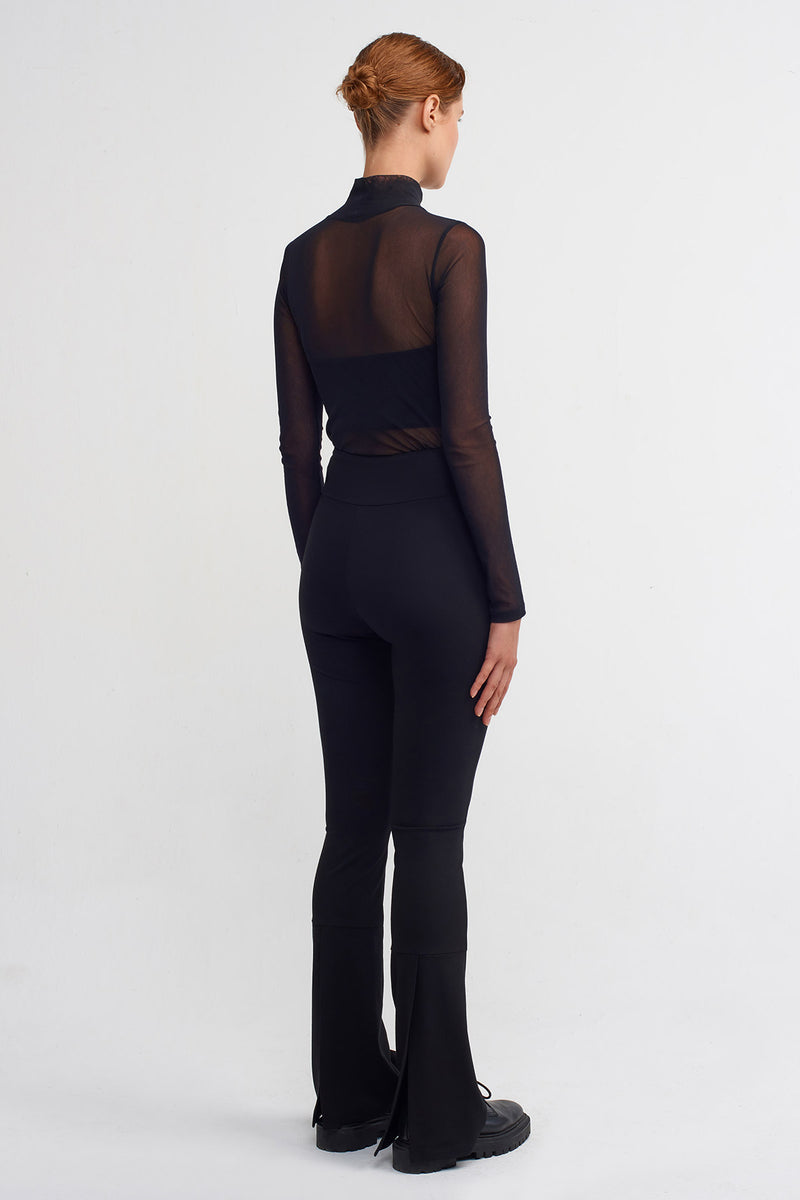 Nu Solid High Waist Leggings Black