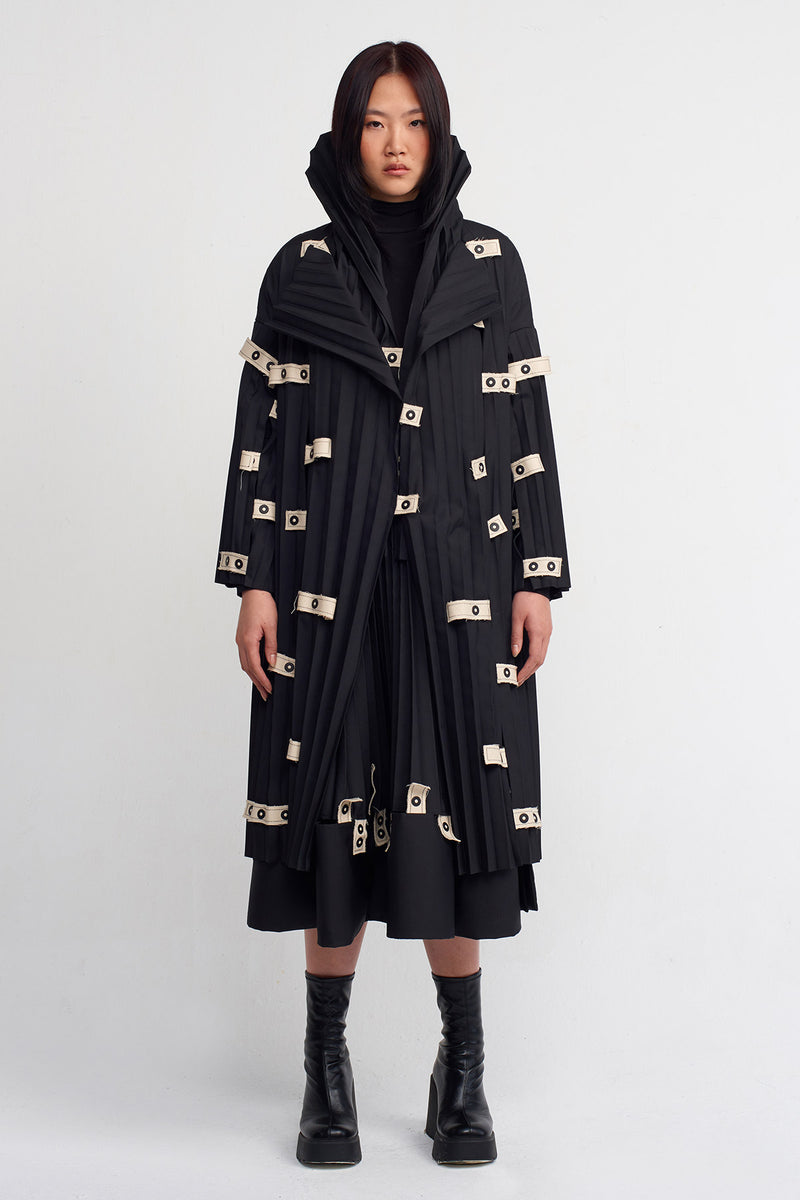 NU Pleased Jacket With Snap Details Natural/Black