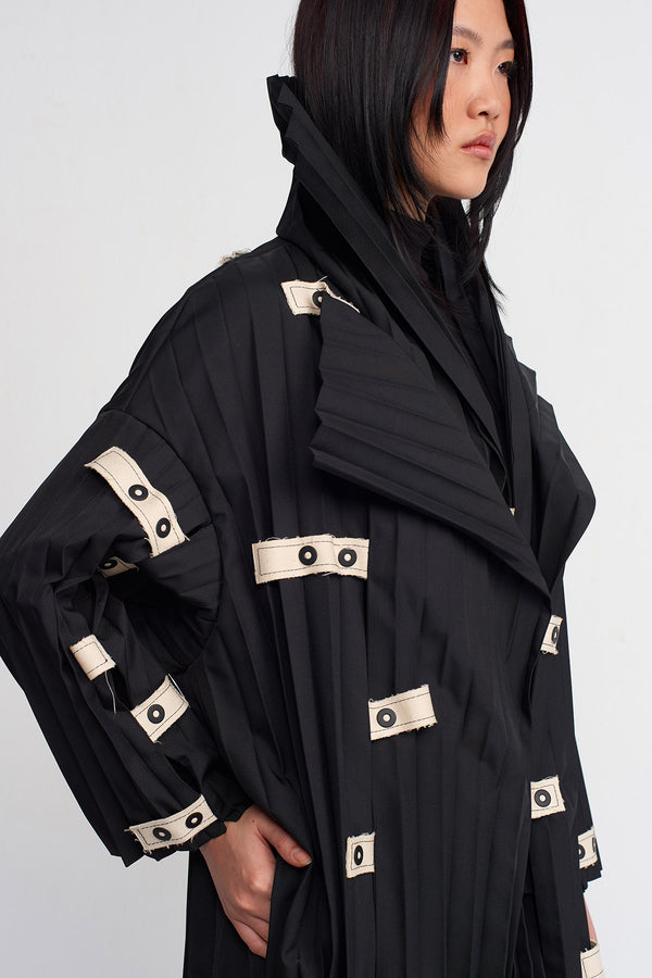 NU Pleased Jacket With Snap Details Natural/Black