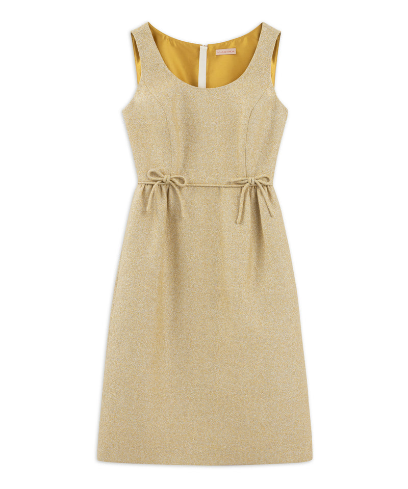 Machka Bow Dress Yellow