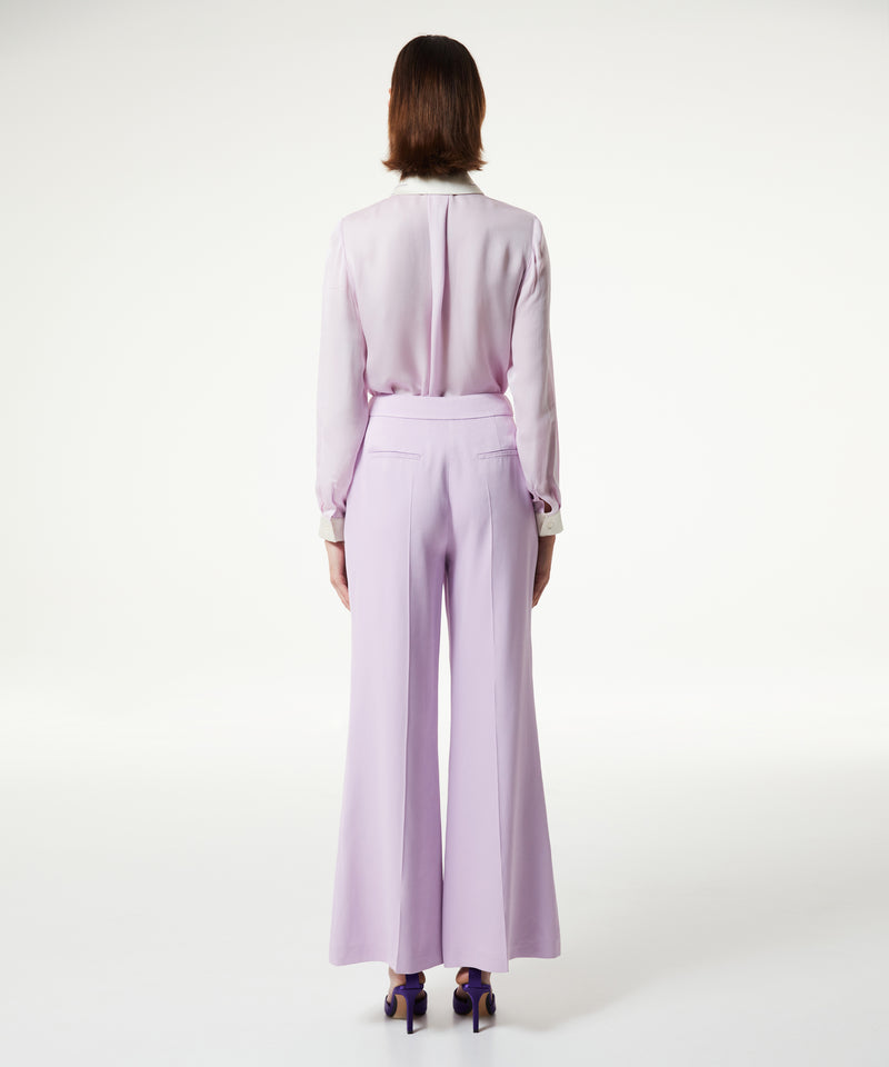 Machka Wide Leg Fit Trousers Lilac