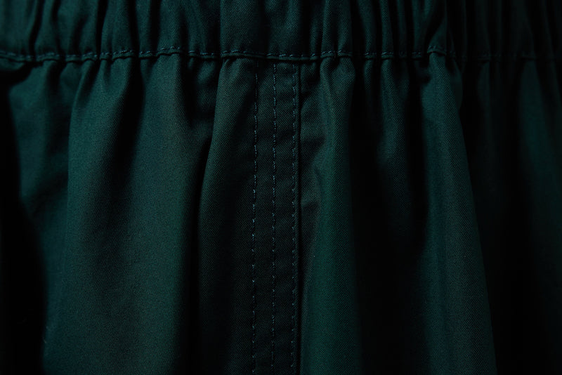 Machka Poplin Bell Skirt Dark Green