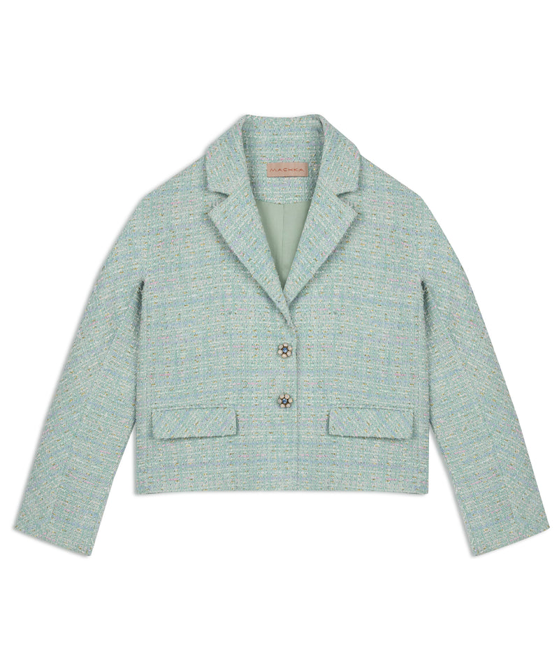 Machka Tweed Jacket Nile