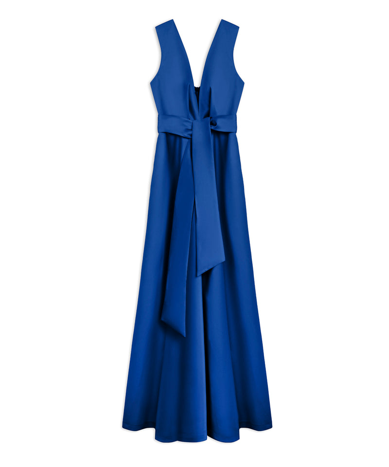Machka V-Neck Sleeveless Dress Indigo