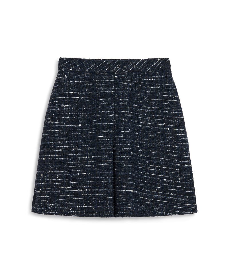 Machka Tweed Skirt Indigo