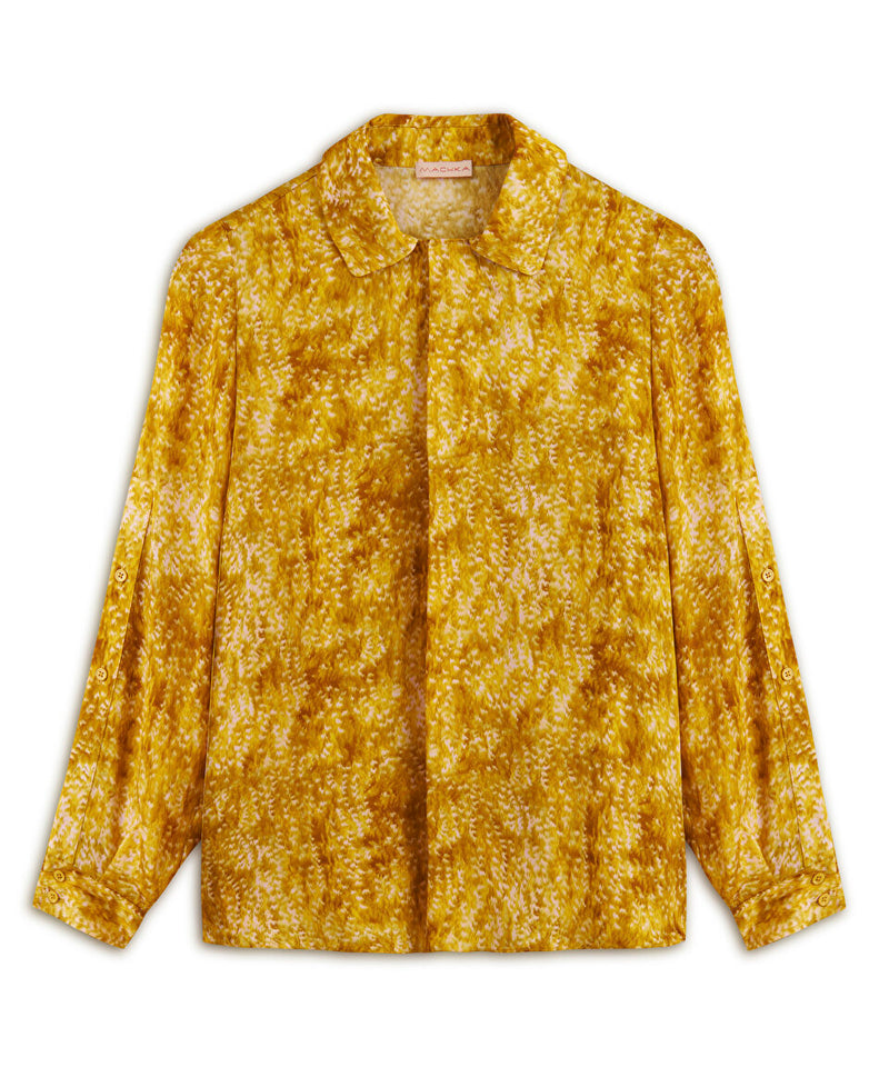 Machka Abstract Pattern Blouse Yellow