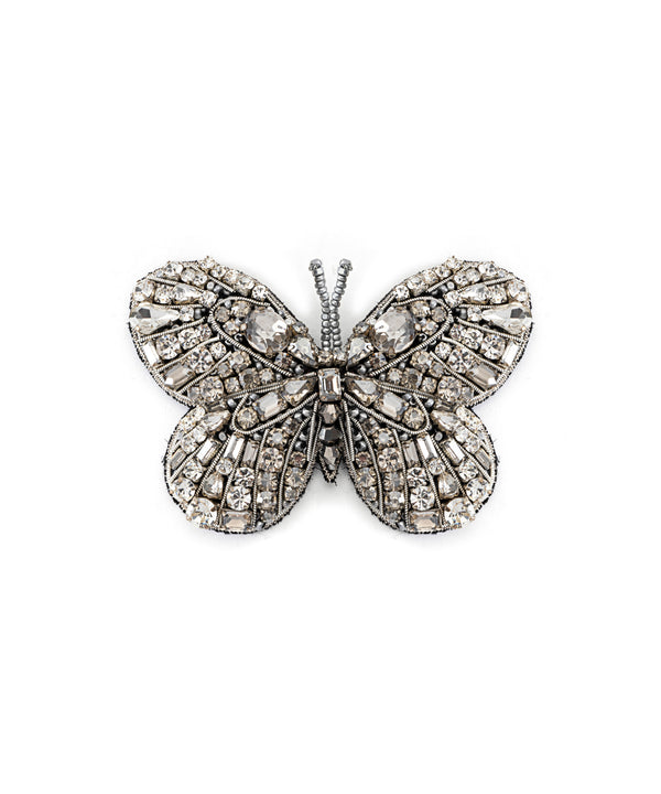 Machka Crystal Stone Butterfly Brooch Crystal