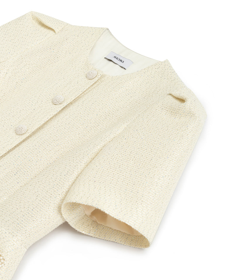 Machka Layered Dress Ecru