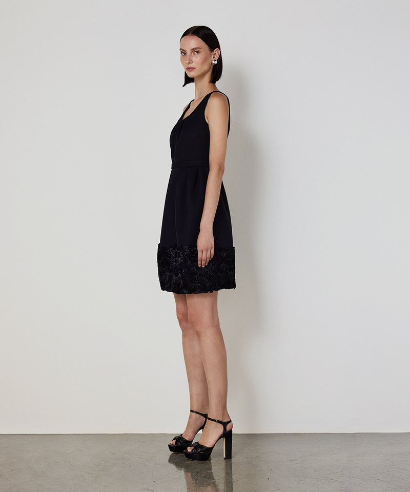 Machka Embellished Mini Dress Black