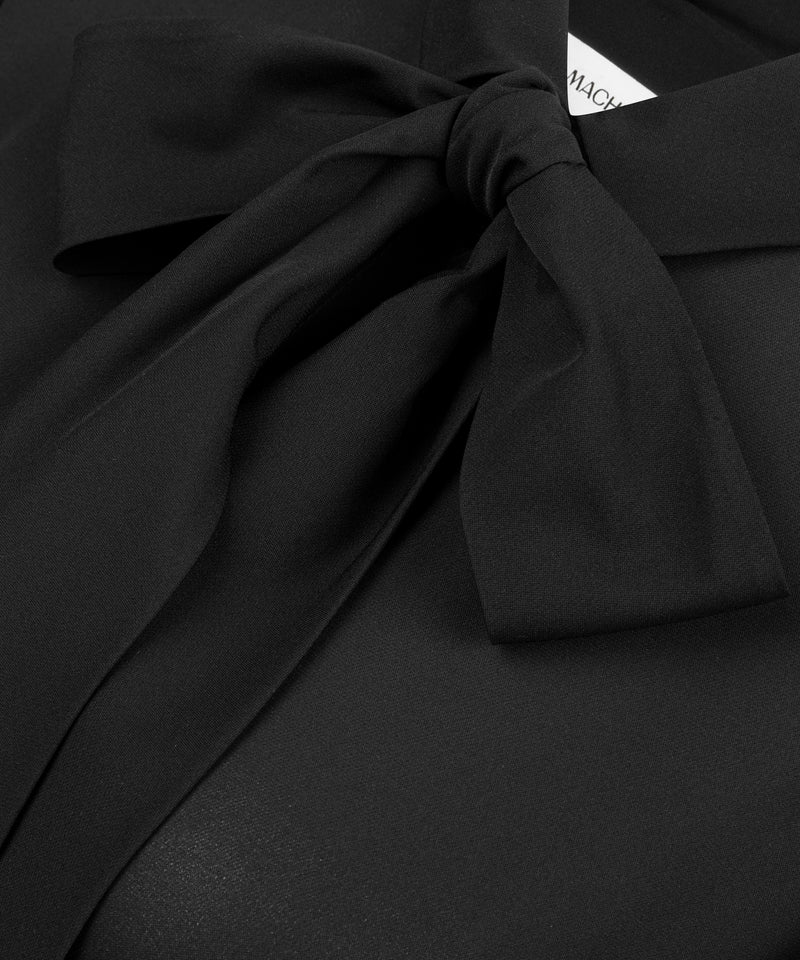 Machka Dual-Layer Dress Black