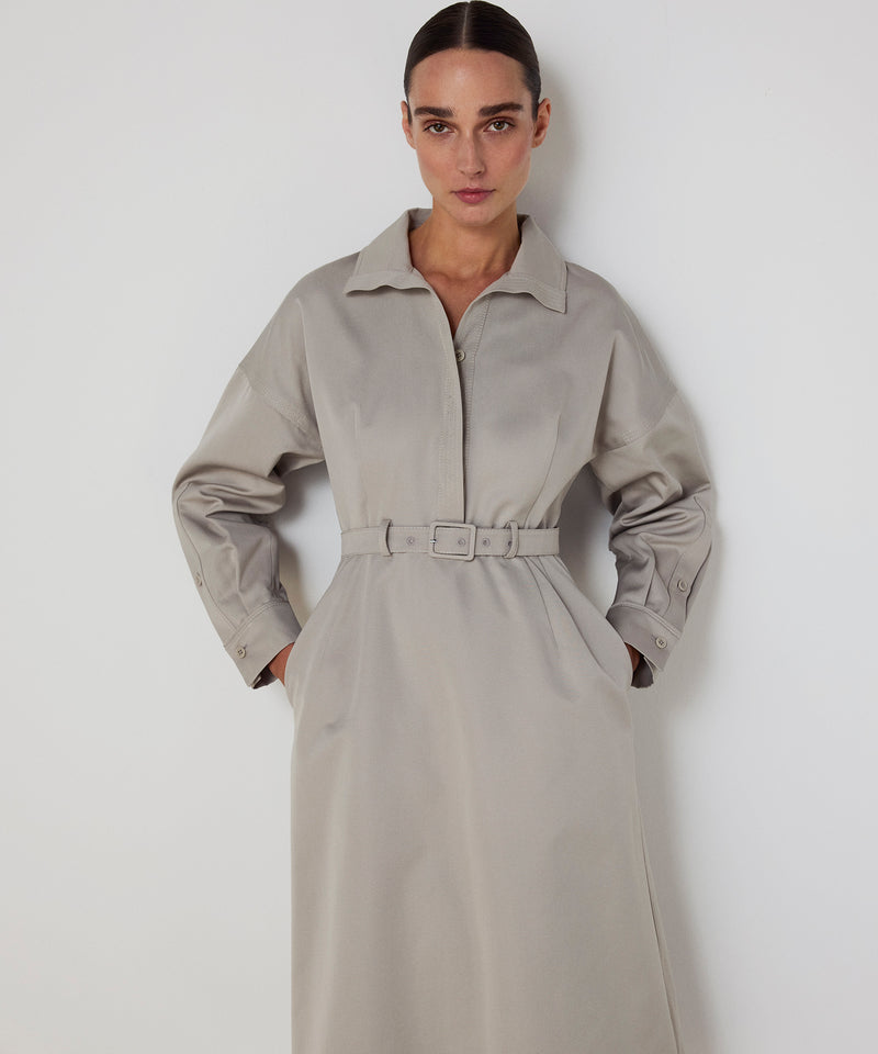 Machka Belted Dress Stone