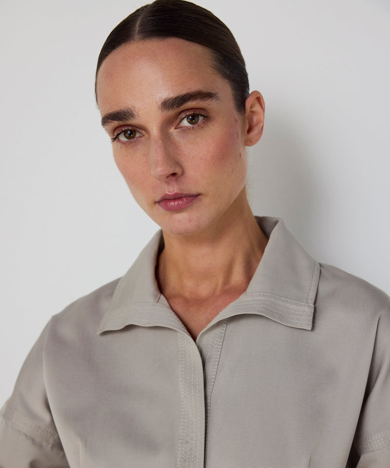 Machka Belted Dress Stone