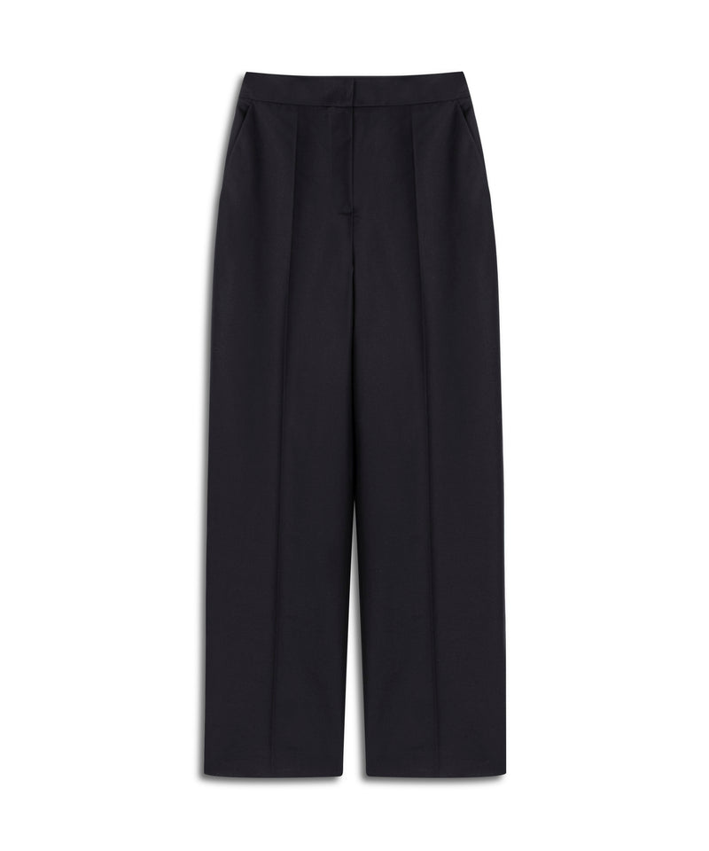 Machka Straight Fit Pressed Trousers Black