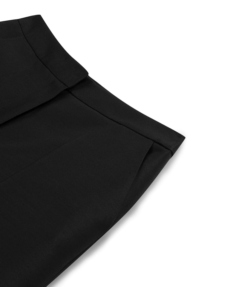 Machka Wool And Silk Blend Trousers Black