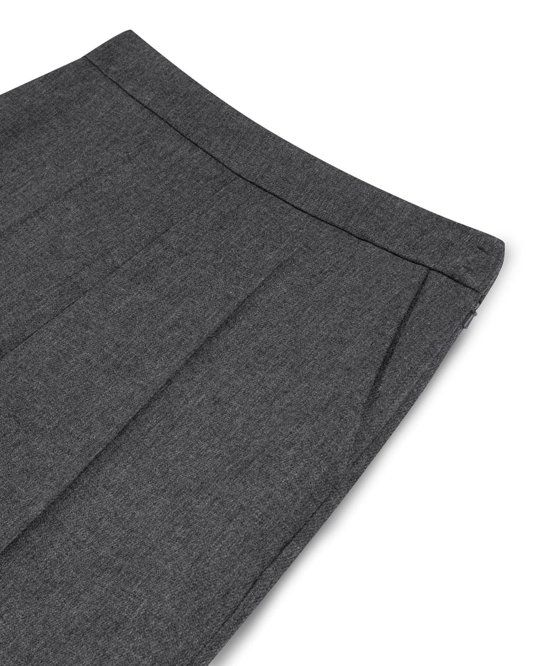 Machka Wide Leg Fit Pocketed Trousers Anthracite